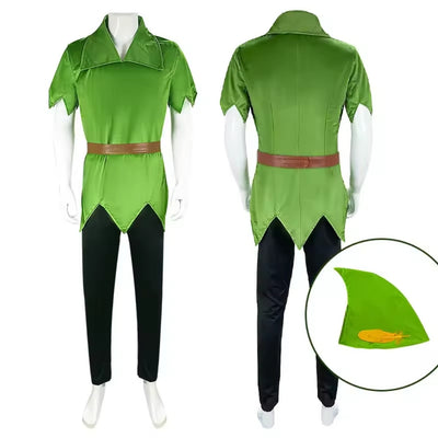 Peter Pan Halloween Kostuum met Hoed voor Heren