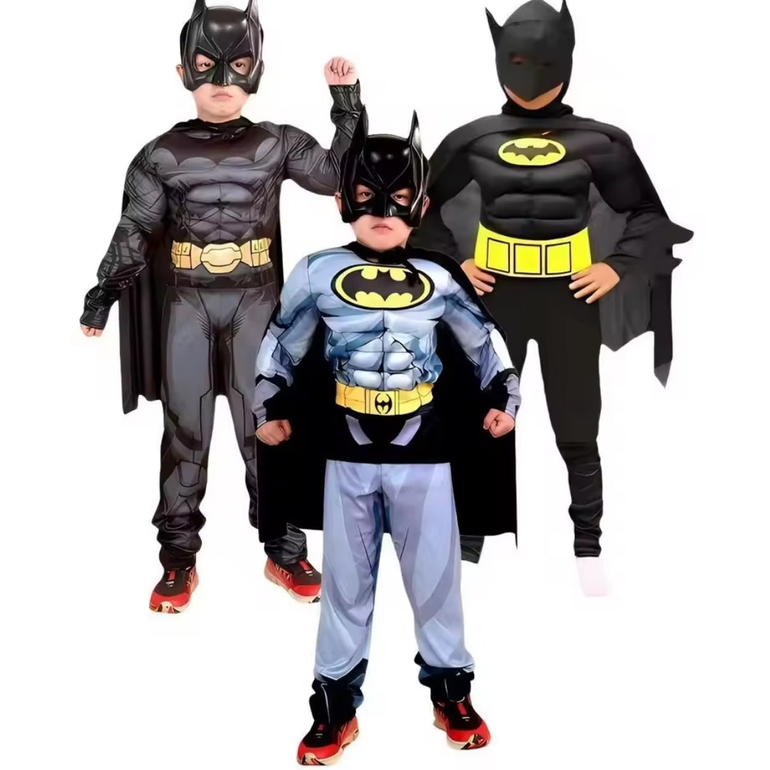Halloween Batman Kostuum Kinderen met Cape en Masker