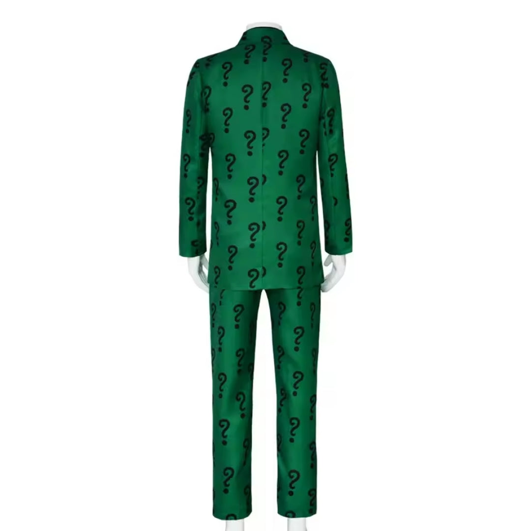 Halloween Kostuum - Riddler Complete Outfit voor Heren
