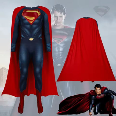 Superman Kostuum Halloween - Jumpsuit met Cape