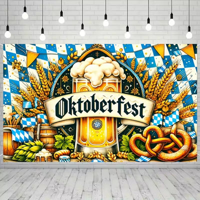 Oktoberfest Decoratie - Thema Banner In Traditioneel Duitse Banner