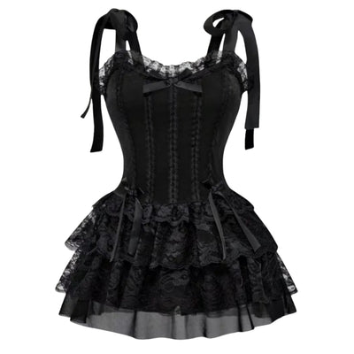 Halloween Gothic Kostuum met Korset