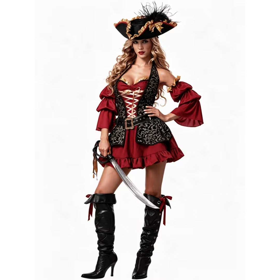 Halloween Piraten Kostuum - Retro Kapitein