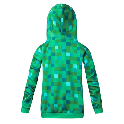 Kids Halloween Creeper Kostuum met Capuchon