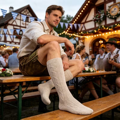Gebreide Sokken Voor Oktoberfest Kostuum