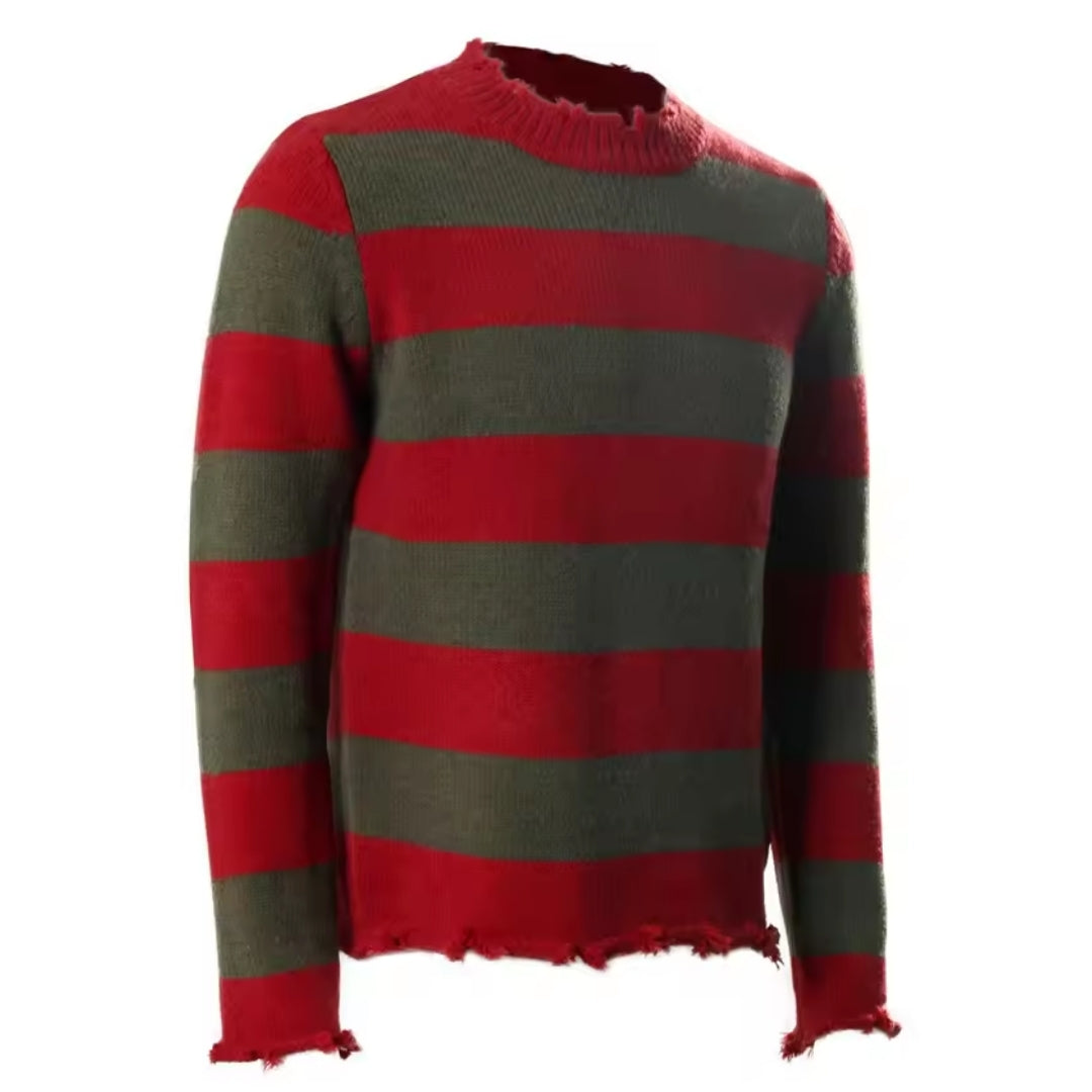 Halloween Freddy Krueger Echte Wollen Trui met Hoed