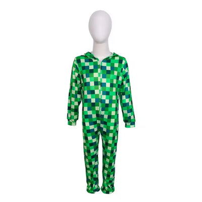 Minecraft Creeper Kostuum met LED Headgear