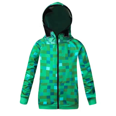 Kids Halloween Creeper Kostuum met Capuchon