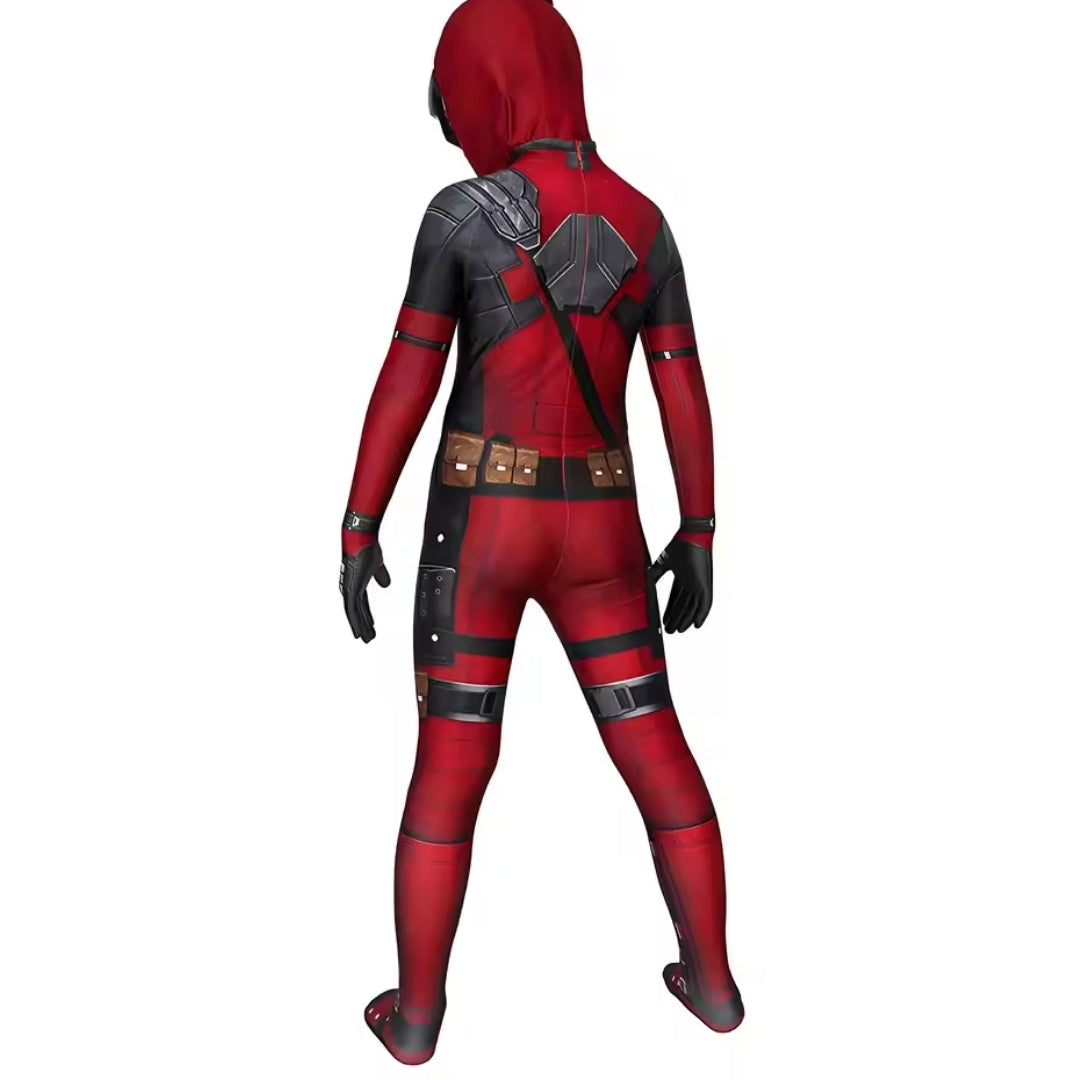 Deadpool Kostuum Halloween met Zwaardset