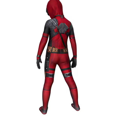 Deadpool Kostuum Halloween met Zwaardset