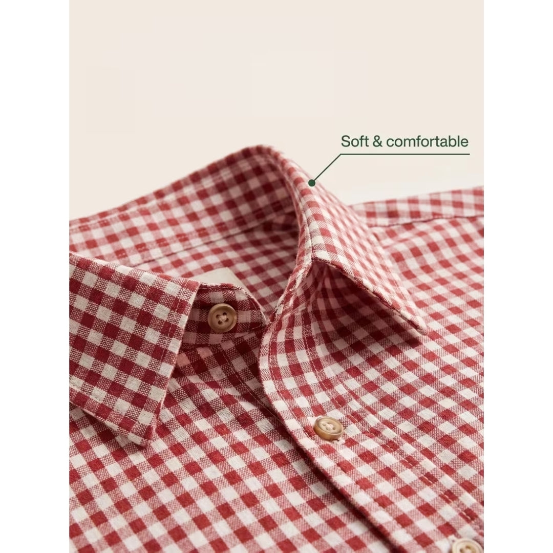 Geruite Bavariaanse Blouse Heren - Klaus
