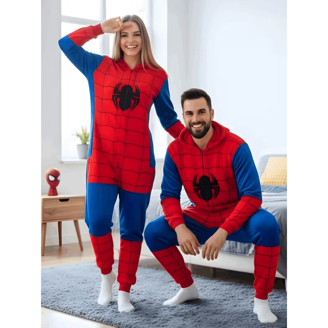 Spiderman Onesie met Capuchon