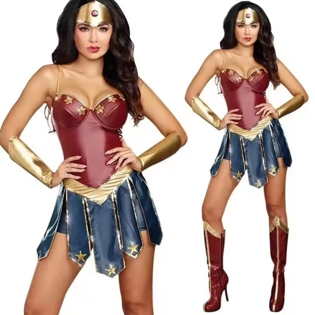 Halloween Wonder Woman Kostuum voor Dames