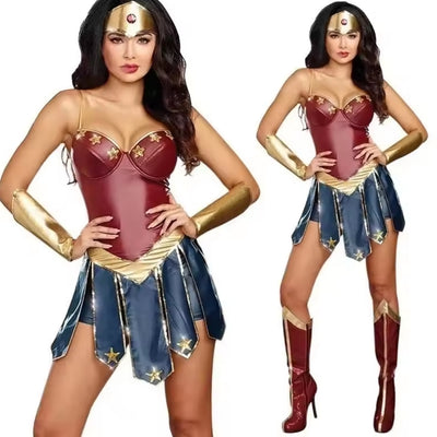 Halloween Wonder Woman Kostuum voor Dames