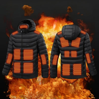 Verwarmde Jas - Slim Fit Met USB Verwarming En Capuchon