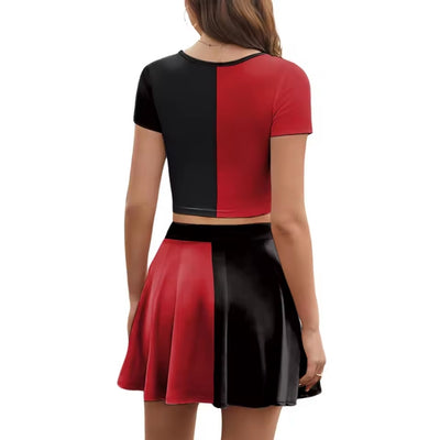 Halloween Kostuum - Harley Quinn Tweedelig