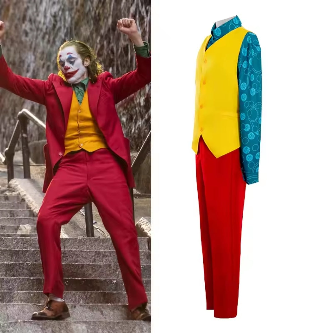 Halloween Kostuum - The Joker met Groene Pruik