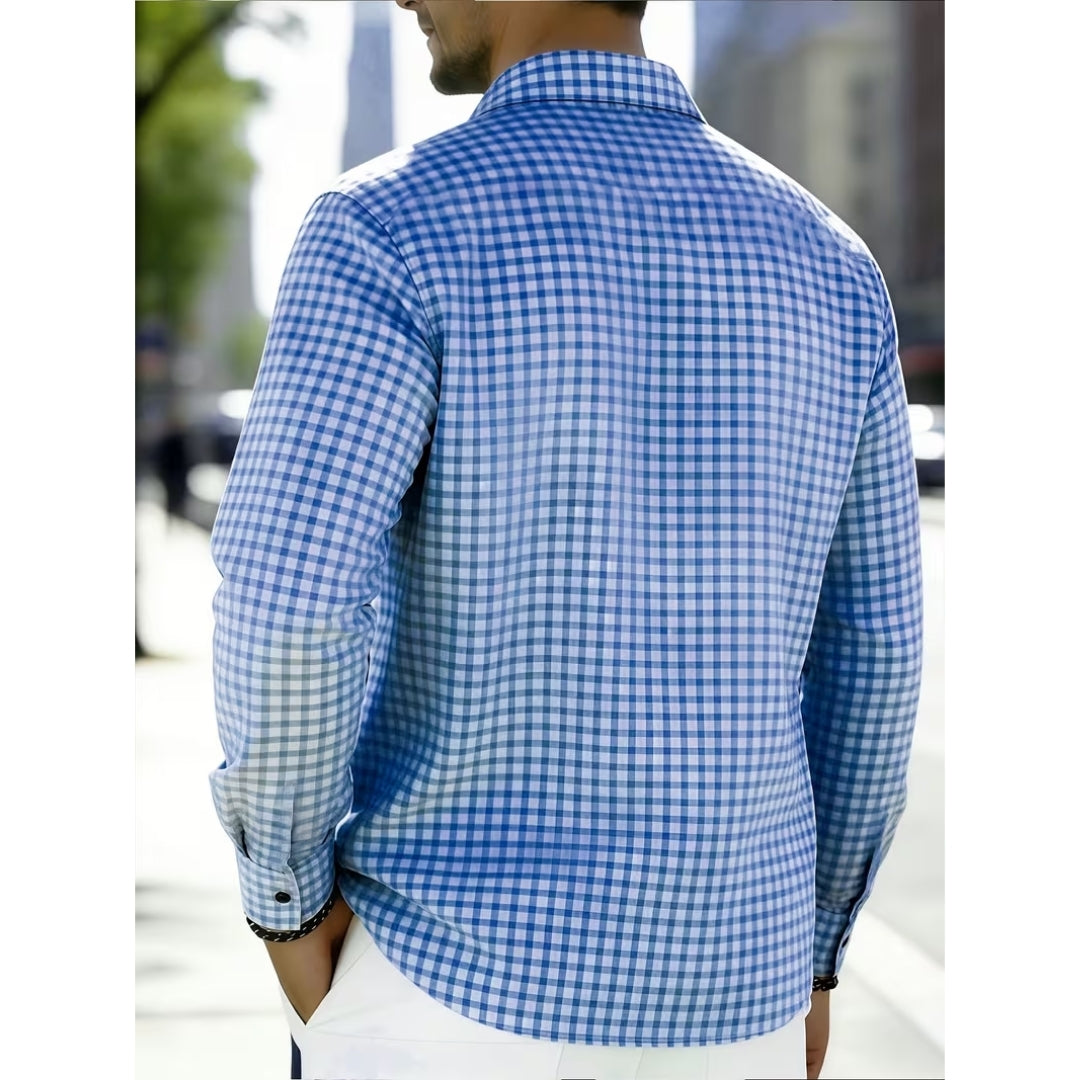 Oktoberfest Stijl Geruite Blouse Voor Heren - Karl