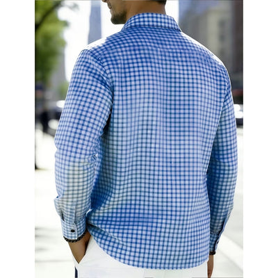Oktoberfest Stijl Geruite Blouse Voor Heren - Karl