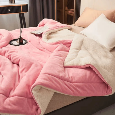 Fleece Deken - Zacht Flanellen Model Voor Bank En Bed