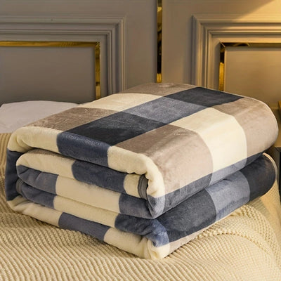 Fleece Deken - Zacht Model Met Tropisch Bladpatroon