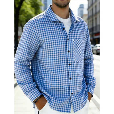 Oktoberfest Stijl Geruite Blouse Voor Heren - Karl