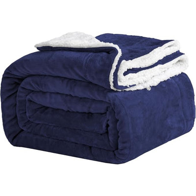 Fleece Knuffel Deken Voor Op De Bank - Dubbelzijdig Sherpa Model