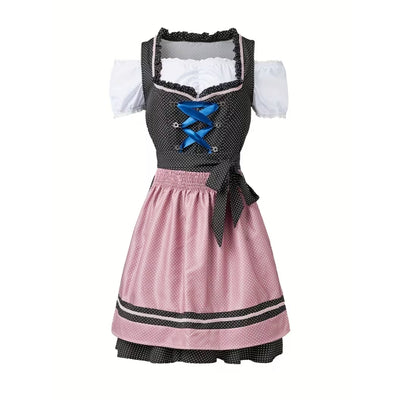 Oktoberfest Dirndl Met Blouse En Schort Set - Sophie