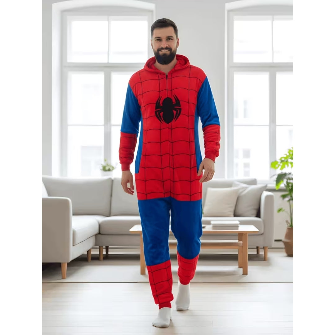 Spiderman Onesie met Capuchon