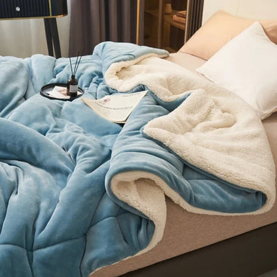 Fleece Deken - Zachte Flanellen Plaid Voor Bank En Bed