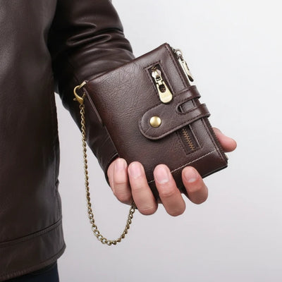 Portemonnee - Compact Retro Model met Ketting