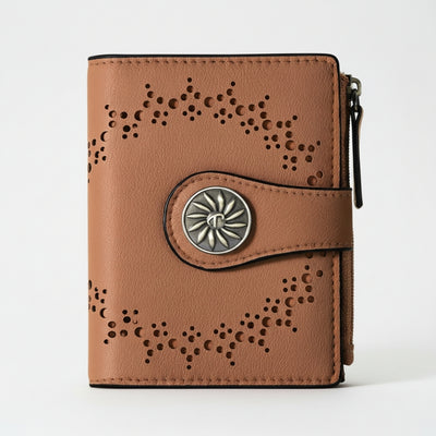 Leren Portemonnee - Unisex Model Met RFID Bescherming En Muntvak