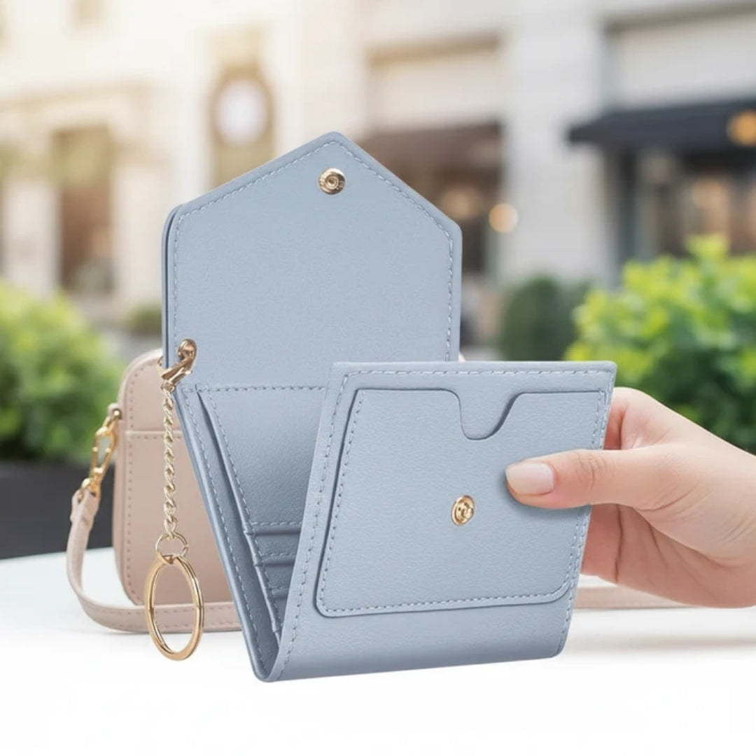 Dames Portemonnee - Compact Model met RFID-Bescherming en 11 Kaartvakken