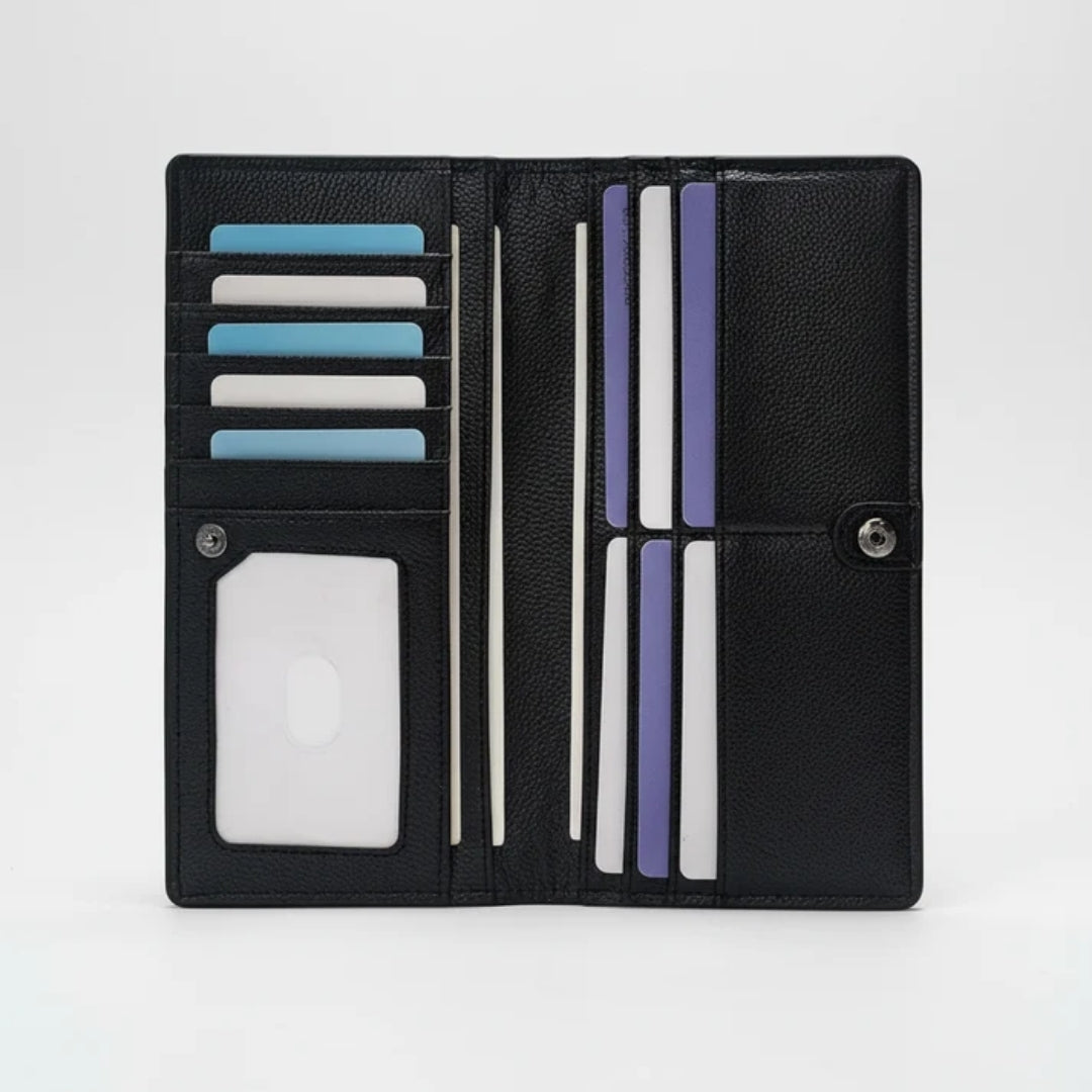 Leren Portemonnee - Ultradun Model met RFID-Bescherming