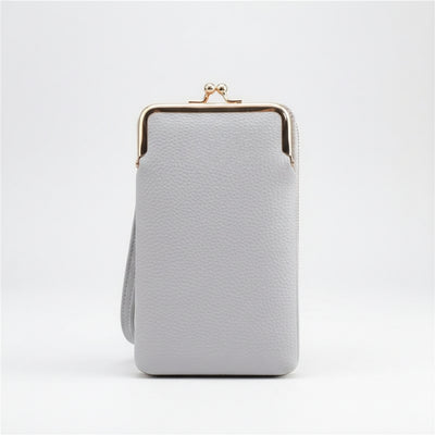 Leren Portemonnee - Compact Voor Telefoon Met Polsband