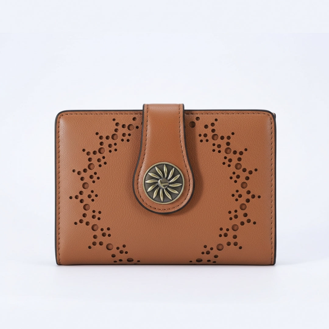 Leren Portemonnee - Unisex Model Met RFID Bescherming En Muntvak