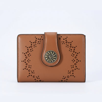 Leren Portemonnee - Unisex Model Met RFID Bescherming En Muntvak