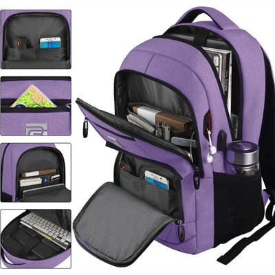 Rugzak voor School - Waterbestendig Model met Laptopvak en USB-Poort