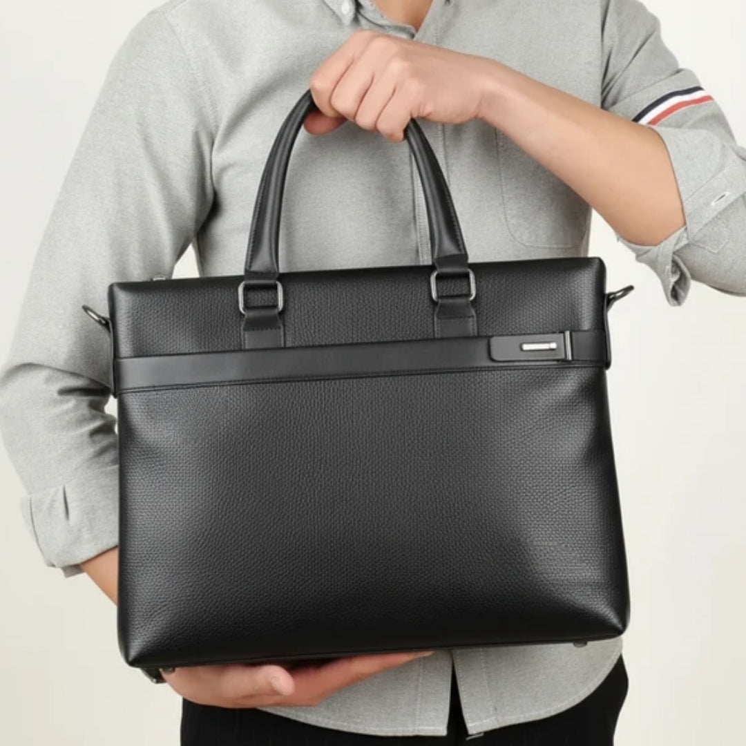 Leren Laptoptas Met Schouderriem - Clive