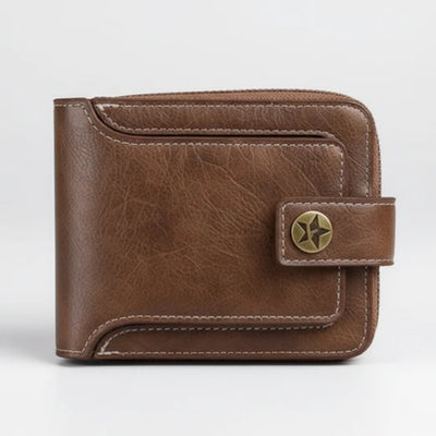 Portemonnee - Compact Unisex Model Met Vintage Uitstraling