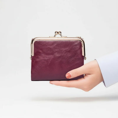 Portemonnee - Compact Vintage Model Met Praktische Kaartvakken