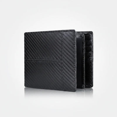 Heren Portemonnee - Leren Bifold Met RFID-Bescherming