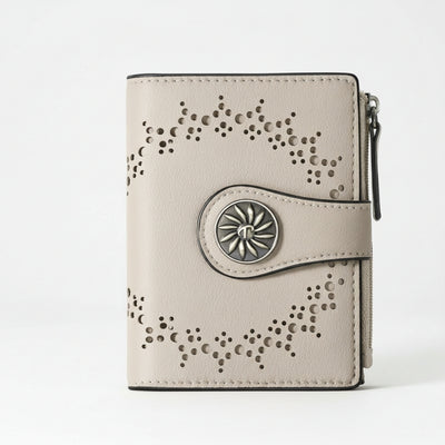 Leren Portemonnee - Unisex Model Met RFID Bescherming En Muntvak