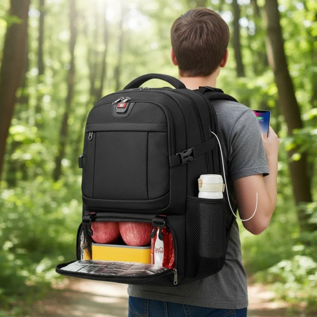 Reistas - 50L Model met Koelvak, Laptopcompartiment en USB-Poort