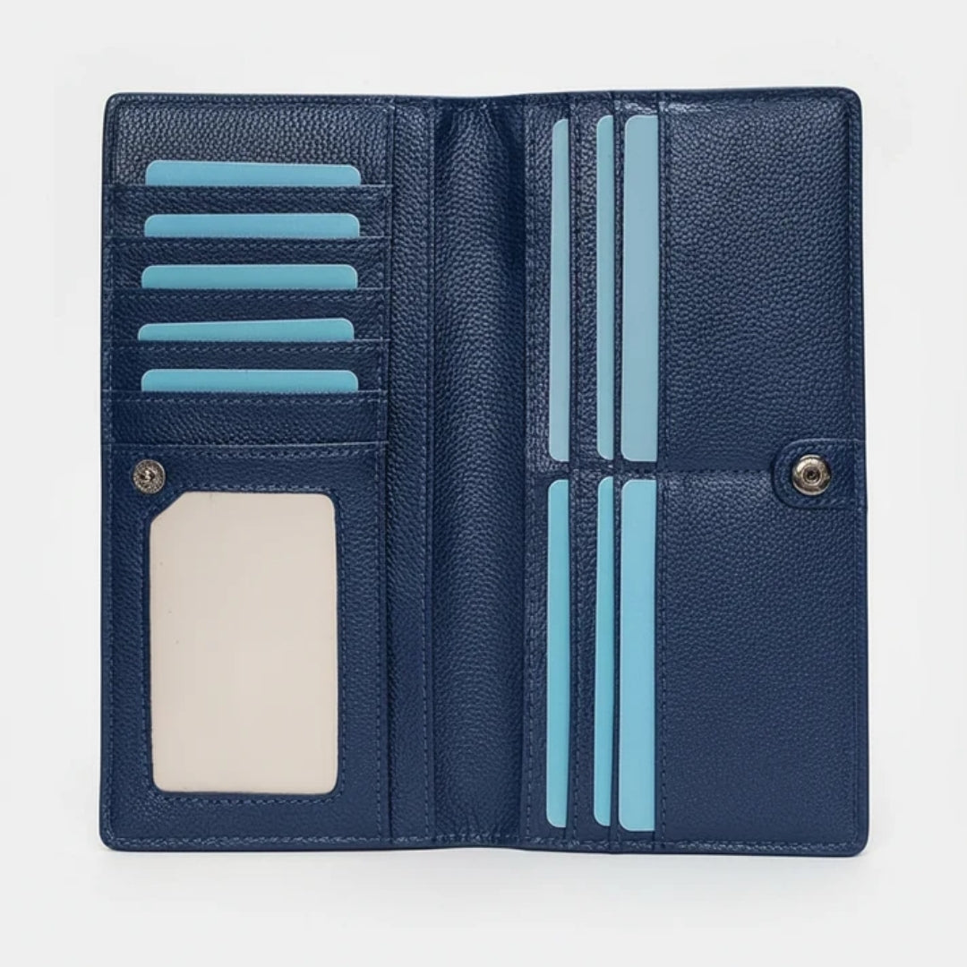 Leren Portemonnee - Ultradun Model met RFID-Bescherming
