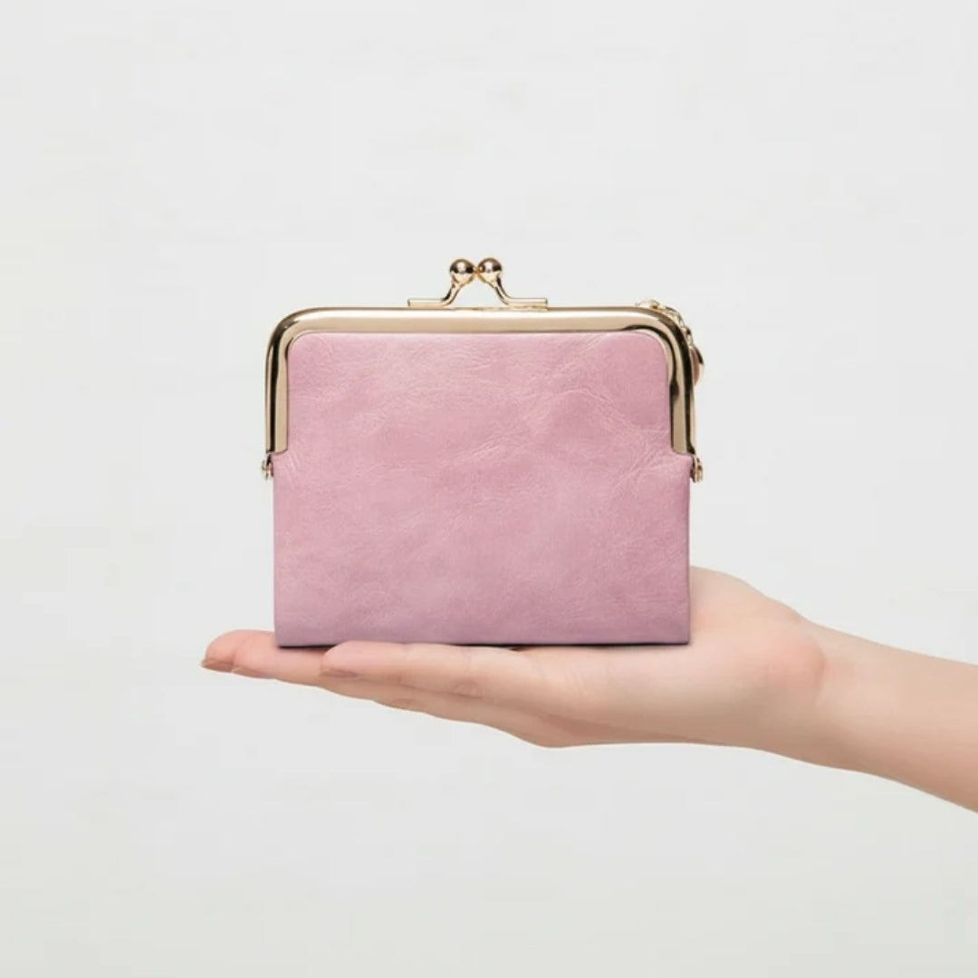 Portemonnee - Compact Vintage Model Met Praktische Kaartvakken