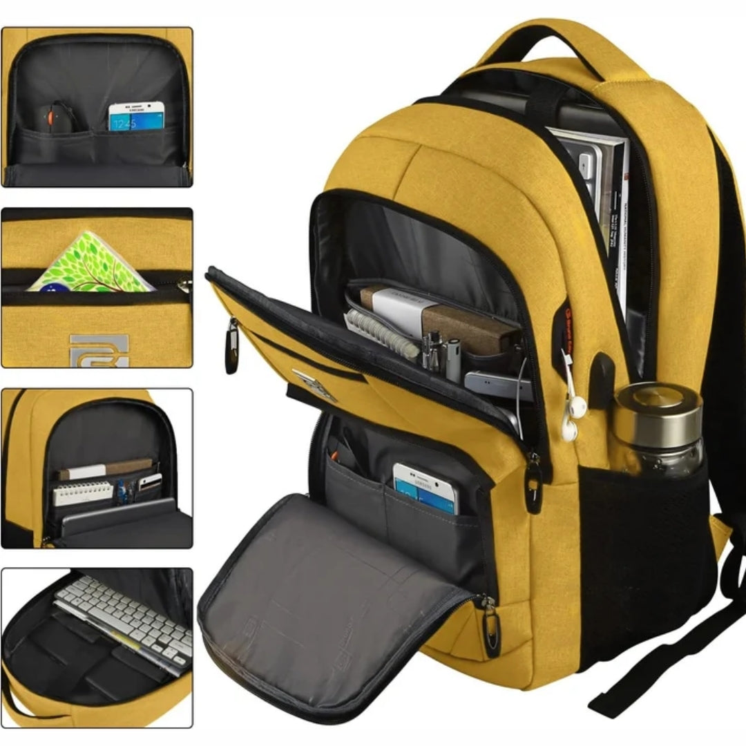 Rugzak voor School - Waterbestendig Model met Laptopvak en USB-Poort