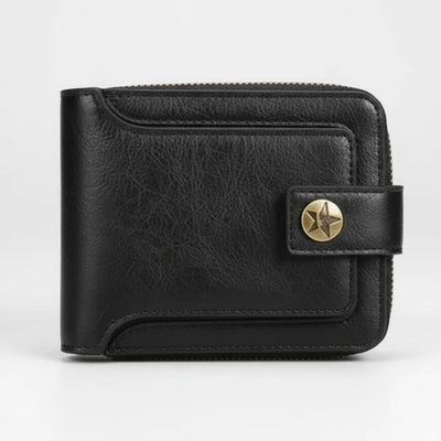 Portemonnee - Compact Unisex Model Met Vintage Uitstraling