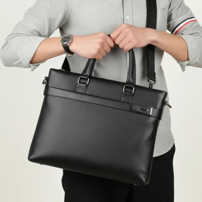 Leren Laptoptas Met Schouderriem - Clive