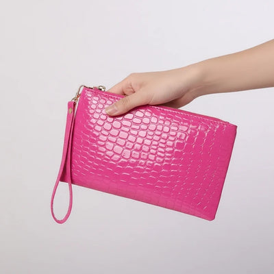 Portemonnee - Compact Model Met Krokodillenlook